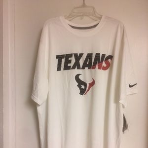 NWT Nike Dri Fit Houston Texans Short Sleeve shirt